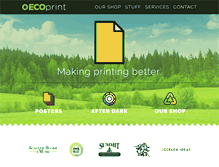 Tablet Screenshot of ecoprintgr.com